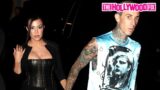 Kourtney Kardashian & Travis Barker Support Kylie Jenner At Her Cosmetic Party At Ulta Beauty