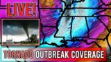 LIVE – MAJOR Tornado Outbreak Coverage – Very Large Tornadoes Possible – Live Weather Channel