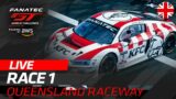 LIVE | Race 1 | Queensland | Fanatec GT World Challenge Australia Powered by Aws 2022
