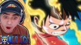 LUFFY'S NEW MOVE! RED HAWK! One Piece REACTION Episode 565-566