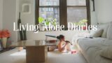 Living Alone Diaries | Simple week at home cooking, running around NYC, ideal weekends, daily tasks