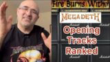 Megadeth – Opening Tracks Ranked 15-1