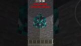 Minecraft Cyan Glazed Terracotta illusion #minecraft #waitforend #illusion #shorts #youtube