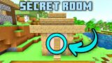 Minecraft Secret Room in Village Terracotta House