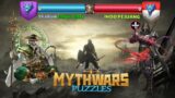 MythWars puzzles. Shadow Empire vs Indo Pejuang