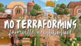 NO TERRAFORMING ISLAND TOUR | Farmville Neighborhood | Animal Crossing: New Horizons