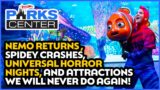 Nemo Returns to Disney's Animal Kingdom, Universal Horror Nights and “One and Done” Attractions!