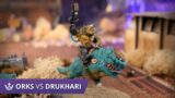 Orks vs Drukhari – Warhammer 40k Battle Report