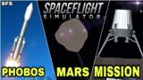 PHOBOS 1 – Mars moon Phobos mission in spaceflight simulator pc gameplay