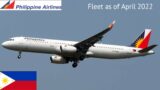 Philippine Airlines Fleet as of April 2022