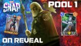 Pool 1 On Reveal ! Beginner Series – Marvel SNAP