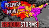 Prepare NOW As Storms Shift East! HUGE Pattern Flip, Massive Storms, Active Pattern! Severe Weather