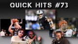 Quick Hits #73: Derek Carr New Contract, Ben Simmons Coming Back? Baker Mayfield's Comments!