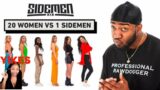 REACTING TO 20 WOMEN VS 1. SIDEMEN JIDION EDITION.. | CHAOTIC ALLURE GAMING