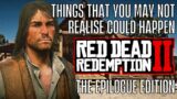 RED DEAD REDEMPTION 2 | THINGS YOU MAY NOT REALISE – EPILOGUE EDITION