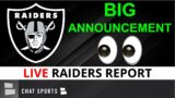 Raiders Report Live: BIG Announcement After Free Agency, Davante Adams Trade, Before 2022 NFL Draft