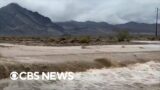 Record rainfall triggers flash flooding in Death Valley