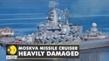 Russian flagship Moskva missile cruiser damaged in Black sea | Latest English News | WION