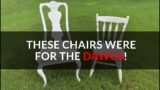 Salvaging Broken Wood Chairs || Creating Dorm Room Chairs