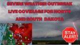 Severe Weather Outbreak LIVE Coverage for North and South Dakota 6/24/22