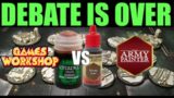 Shocking Results!  Shades VS Washes… Games Workshop At War With The Army Painter! Clear Winner