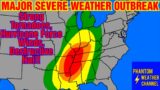 Significant Severe Weather Outbreak Today! Big Tornado Threat, Widespread Winds & Monster Hail!