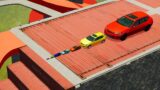 Small to Giant Cars vs Death Stairs – BeamNG.Drive