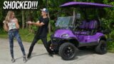 Surprised my Girlfriend with a Golf Cart!