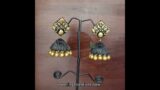 Terracotta jhumkas |#lingacreations #handmadeterracottajewellery #handmade #airdryclay #jhumka