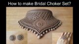 #Terracottajewellerymaking | How to make Grand Bridal Choker Set Terracotta Jewellery? | #chokerset