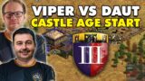 TheViper vs Daut SHOWMATCH | CASTLE AGE Start With Medium Resources