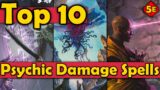 Top 10 Psychic Damage Spells in DnD 5e