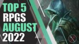 Top 5 NEW RPGs of August 2022 – (JRPG, Tactical RPG, Action RPG, Turn-Based RPG and Souls-like!)