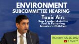 Toxic Air:  How Leaded Aviation Fuel Is Poisoning America’s Children