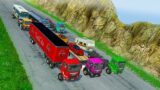 Trucks Car vs DOWN OF DEATH in BeamNG.Drive