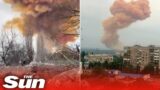 Ukrainian soldiers hit by 'giant cloud of ACID as Russia takes city'