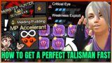 Ultimate Talisman Farm Guide – FAST God Talismans – 20 Melds an Hour – Monster Hunter Rise Sunbreak!