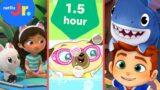 Vacation Fun in the Summer Time! w Sharkdog, Chip and Potato, Gabby & Pandy! Netflix Jr