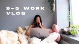 WORK DAY DIARIES | working from home, productivity and desk setup, restaurant week & new glasses