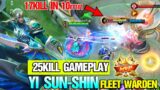 Yi Sun-Shin Fleet Warden Review & Gameplay | Yi Sun-Shin Top Global Gameplay | Mobile Legends