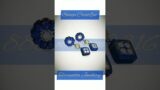 blue terracotta earrings / diy / fast moving design / sai creations / for Kurtis salwars