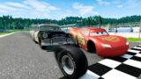deadly race – Lightning Mcqueen vs DOWN OF DEATH in BeamNG.drive