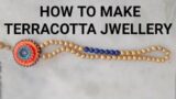 how to make terracotta Jwellery at home without  mold//#terracottajewellery #trending #shorts