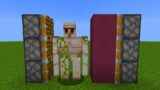 iron golem + purple terracotta = ??? #shorts