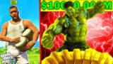 $1 FRANKLIN TO $1,000,000 GOLD HULK IN GTA 5 || GTA 5 HINDI GAMEPLAY