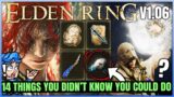 14 New Secrets You Didn't Know About in Elden Ring – New Ash of War & One Shot Bosses – Tips & More!
