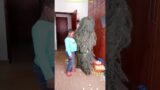 FUNNY VIDEO GHILLIE SUIT TROUBLEMAKER BUSHMAN PRANK try not to laugh Family The Honest Comedy 3