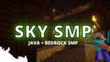 MINECRAFT LIVE | SKY SMP LIVE ANYONE CAN JOIN JAVA+BEDROCK #minecraft  #minecraftlive