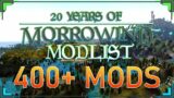 20 YEARS OF MORROWIND MOD LIST | 400+ MODS | 2022