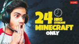 24 Hrs Minecraft Stream Challenge Part-1  @GamerFleet